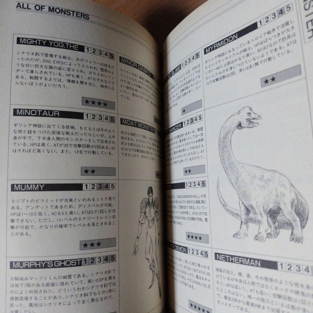 超希少本 ウィザードリィ事典 冬樹社　レトロゲーム