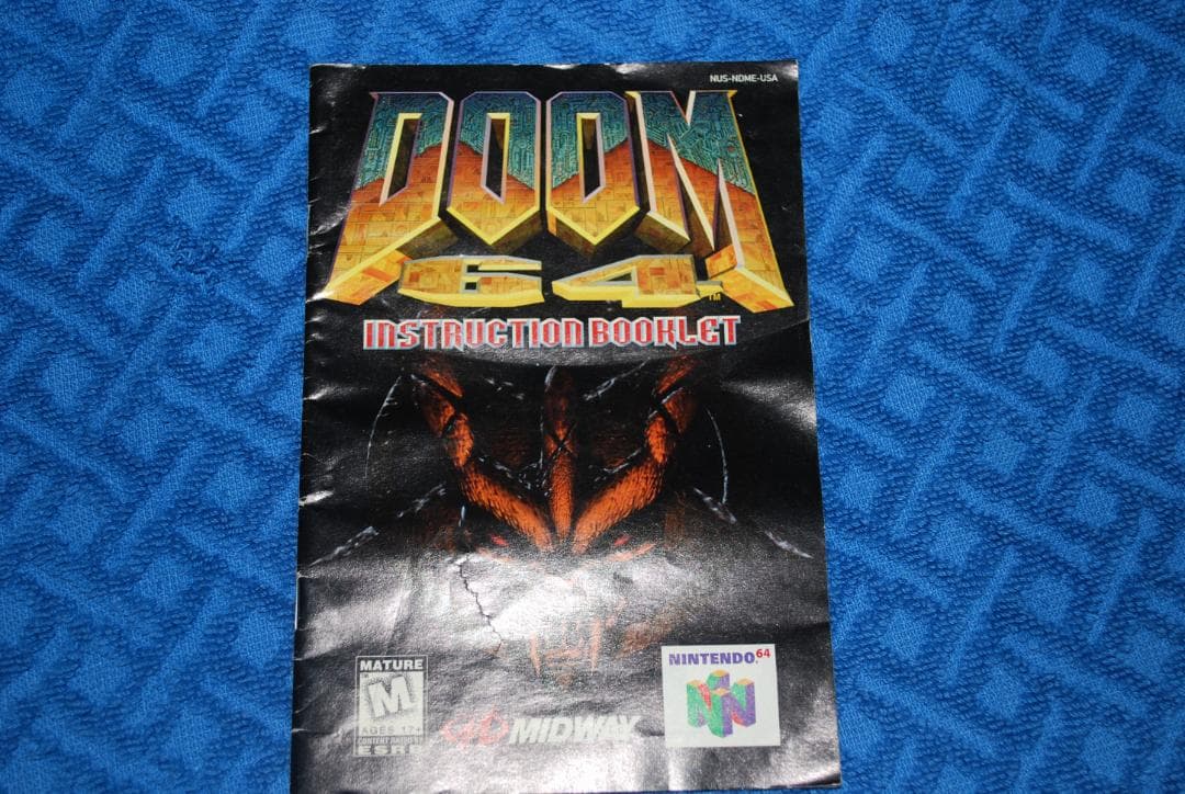 任天堂64ソフト　「DOOM64™」動作未確認中古品の出品です。