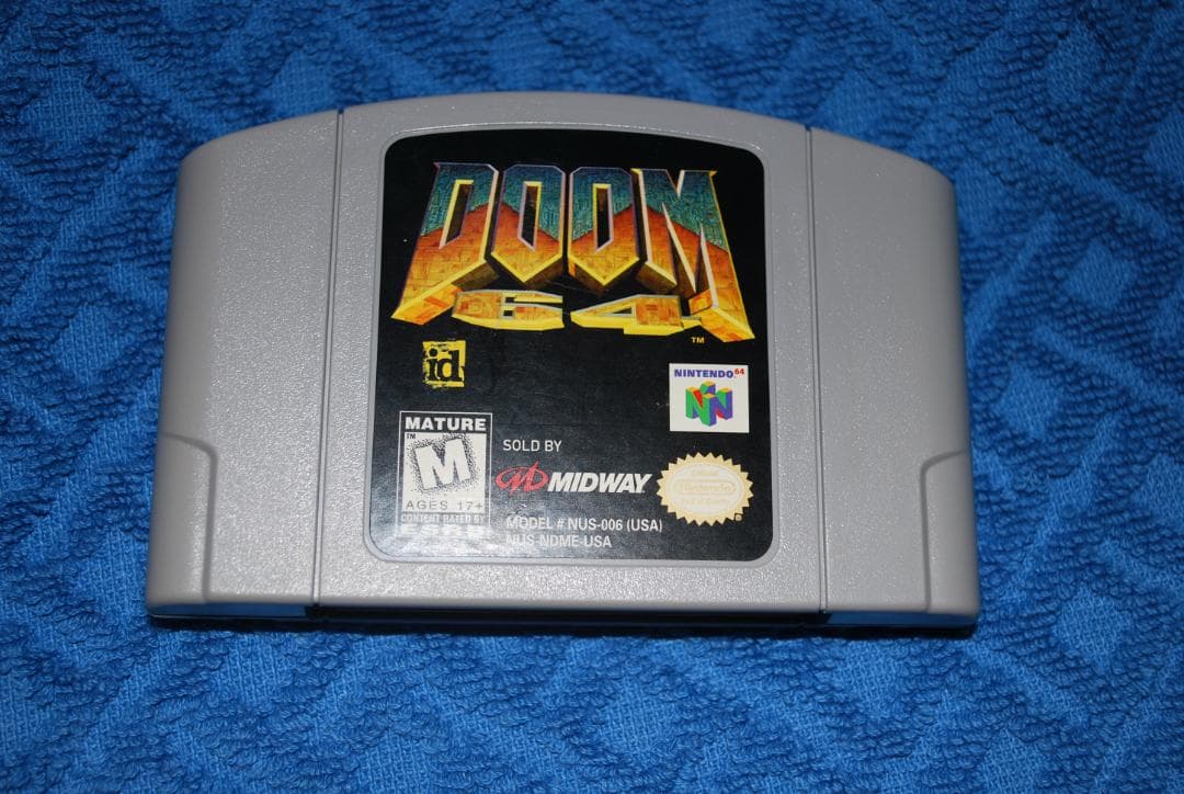 任天堂64ソフト　「DOOM64™」動作未確認中古品の出品です。