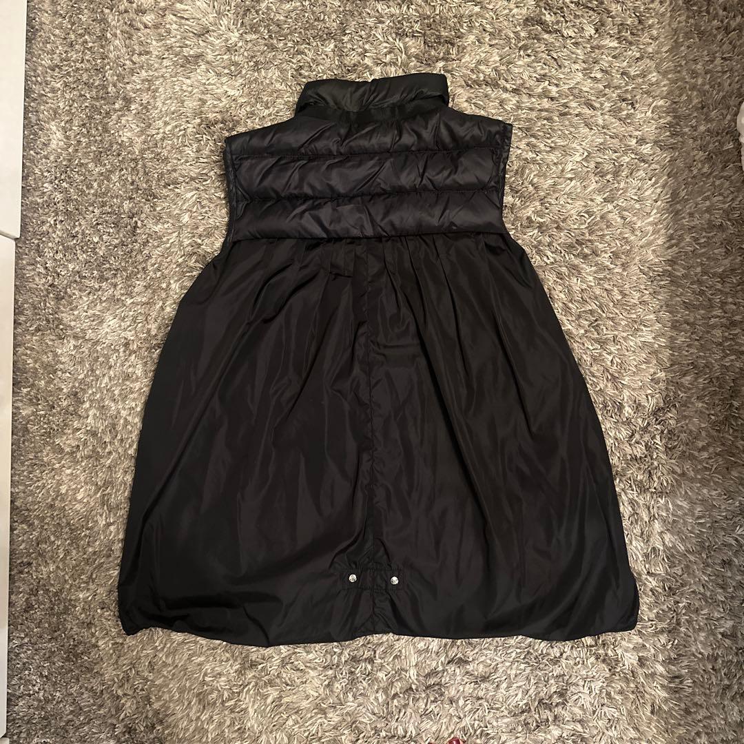 MONCLER ダウンベスト モンクレール sacai コラボ　ブラック　ジレ