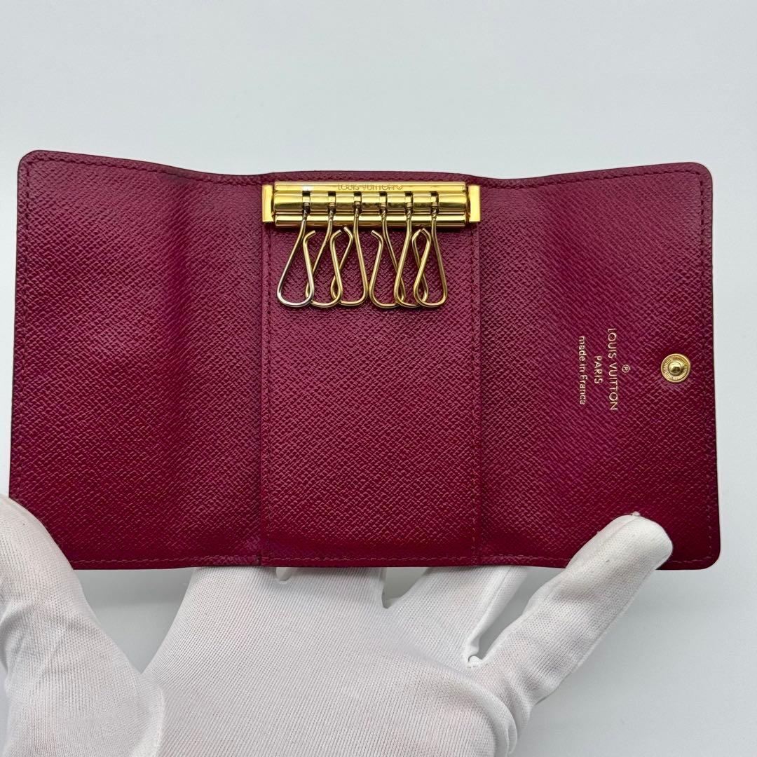✨美品 箱付き✨ ヴィトン ミュルティクレ6 フューシャ モノグラム キーケース