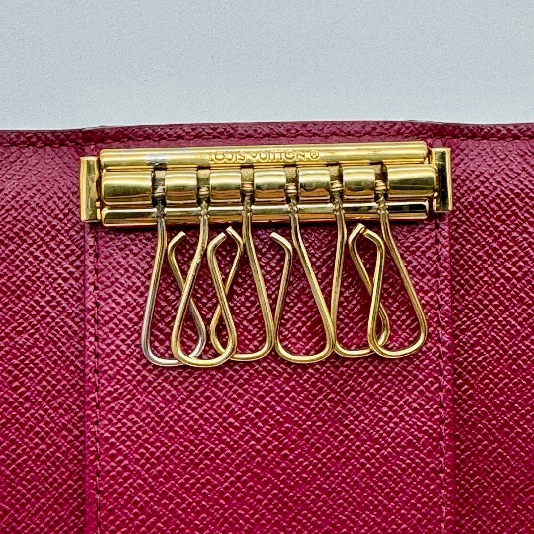 ✨美品 箱付き✨ ヴィトン ミュルティクレ6 フューシャ モノグラム キーケース