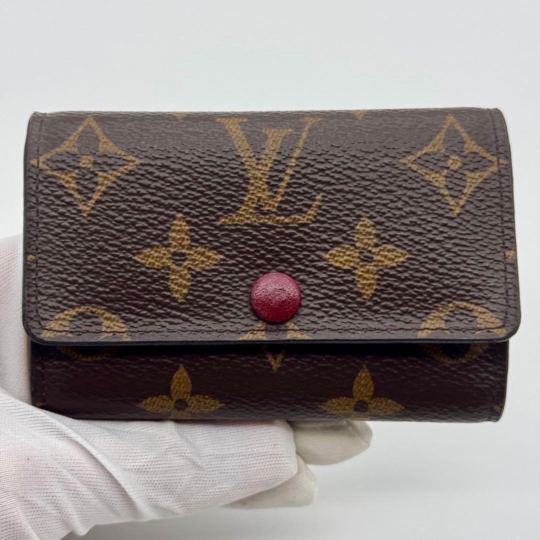 ✨美品 箱付き✨ ヴィトン ミュルティクレ6 フューシャ モノグラム キーケース