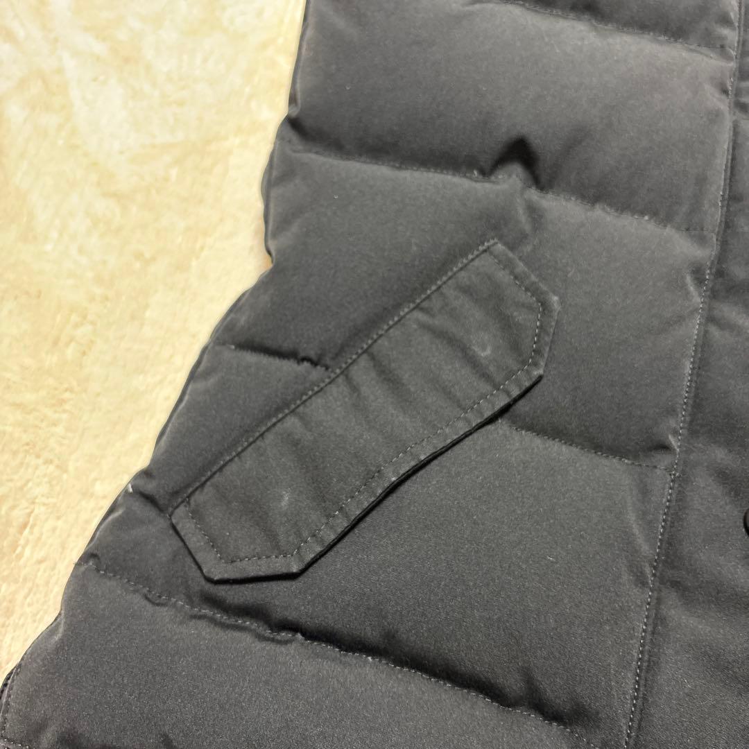   ブラック ダウンベスト XS