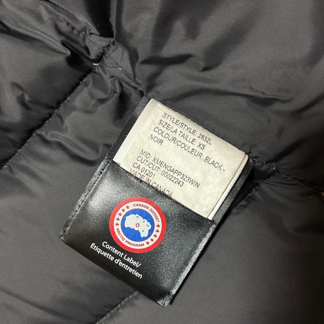   ブラック ダウンベスト XS