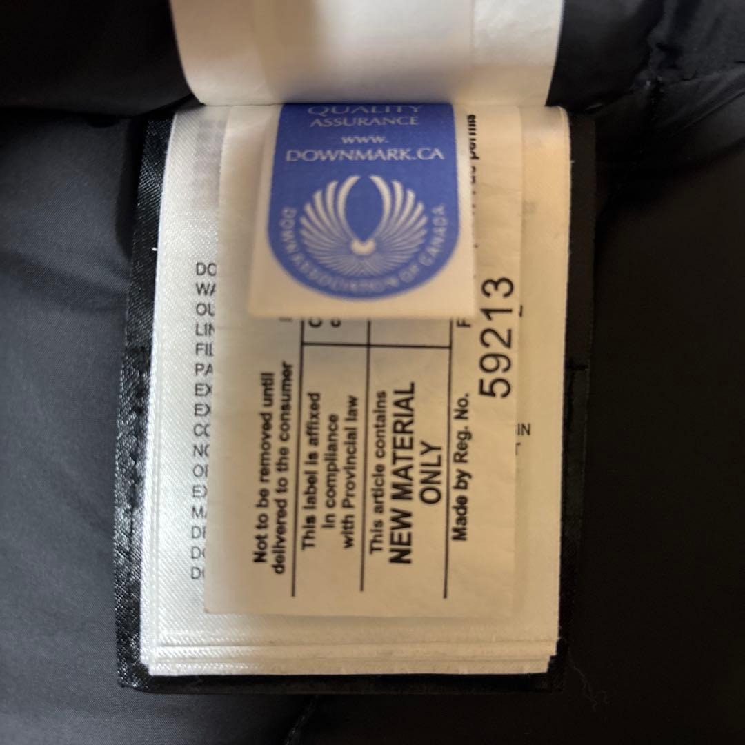   ブラック ダウンベスト XS