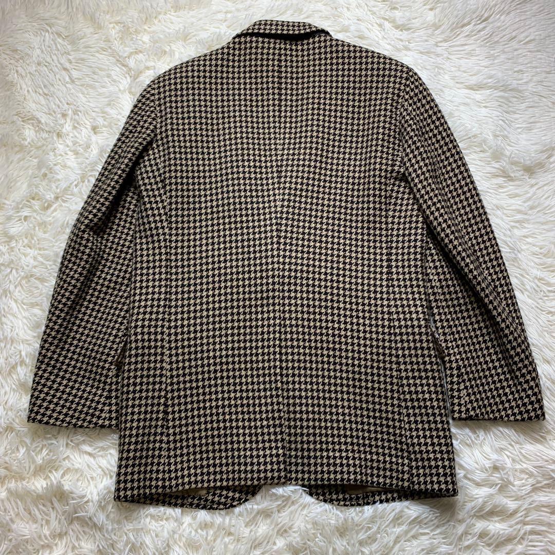 2ピース 千鳥柄 ヴァンヂャケット テーラードジャケット ジレ ベスト