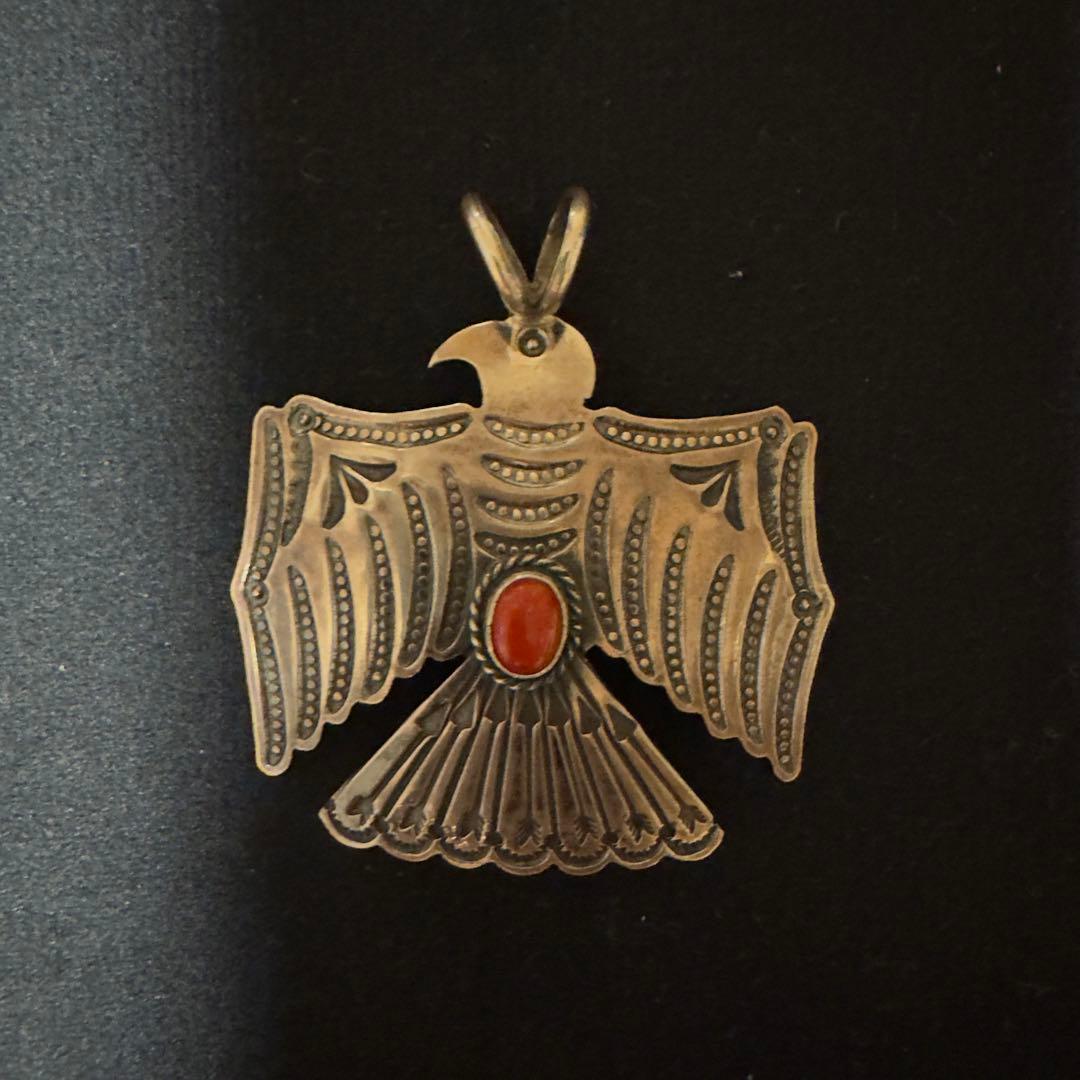 ナバホ族 ペンダントトップ サンダーバード sterling