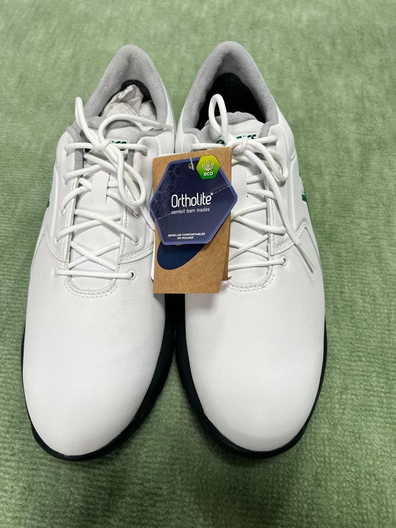 ASICS ゴルフシューズ ホワイト/グリーン松山モデル