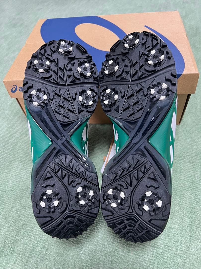 ASICS ゴルフシューズ ホワイト/グリーン松山モデル