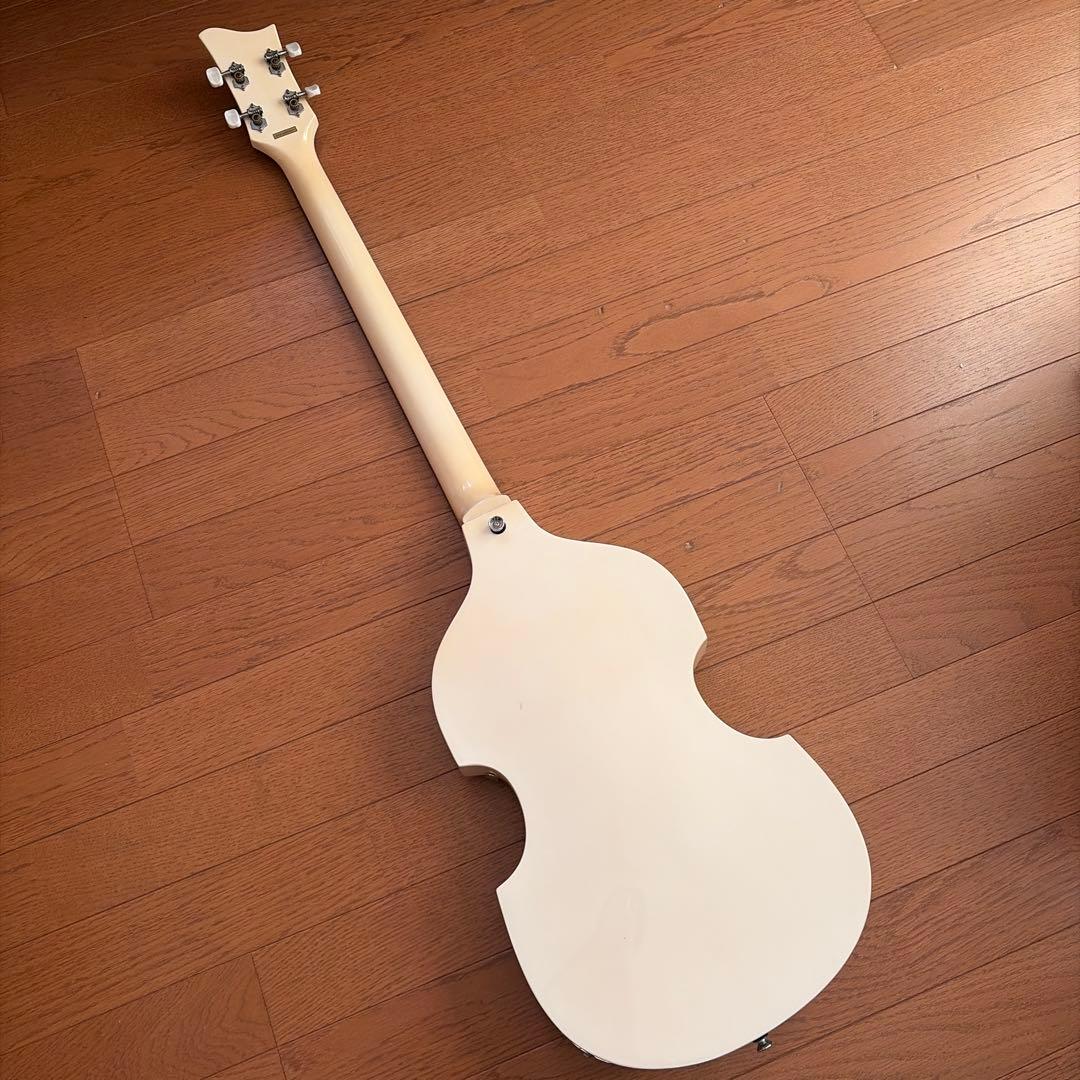 Hofner ヘフナー バイオリンベース 白 B-BASS HI-SERIES