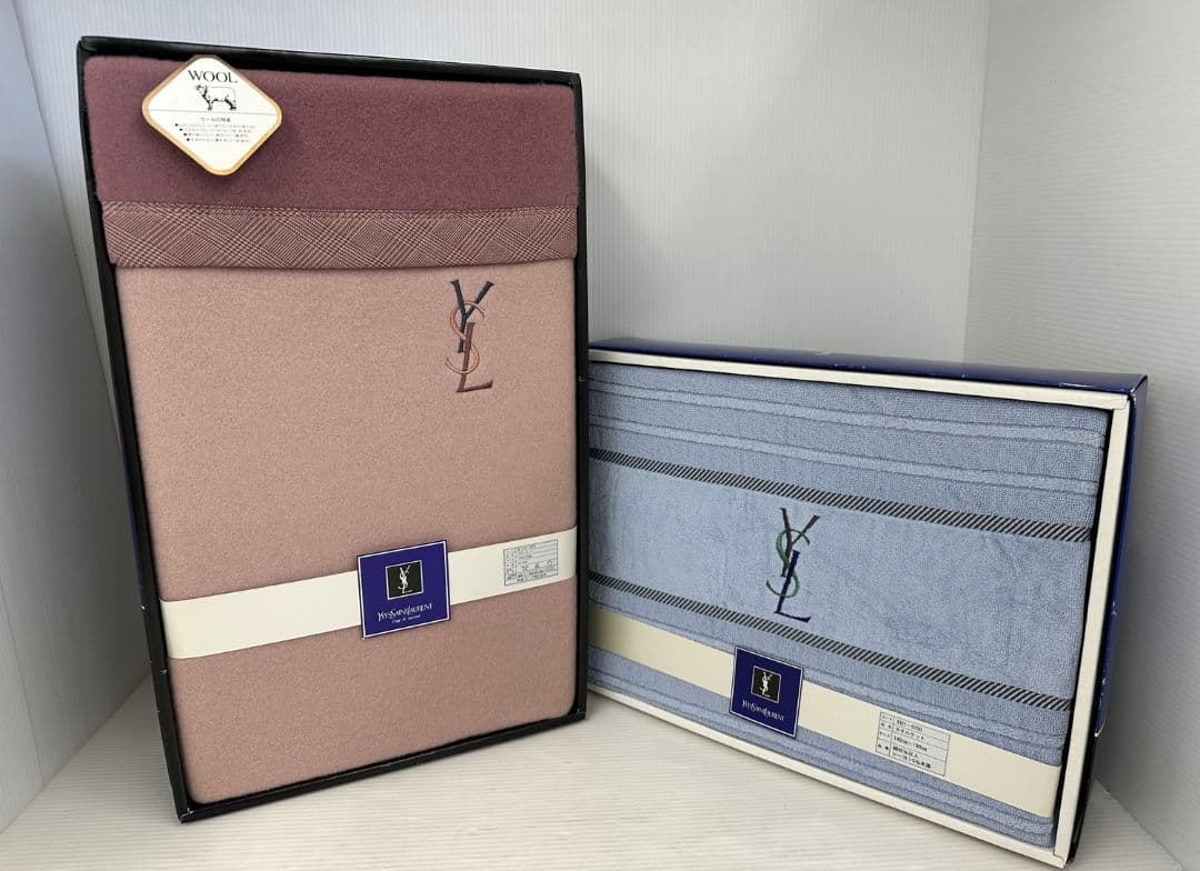 イヴ・サンローラン ブランケット タオルケット 2点セット (2511061)