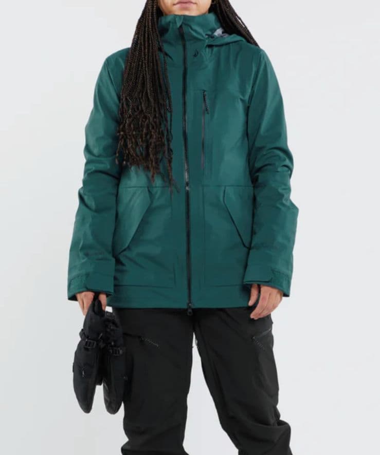 VOLCOM/ボルコム ゴアテックス3レイヤー レディーススノーボードウェア緑