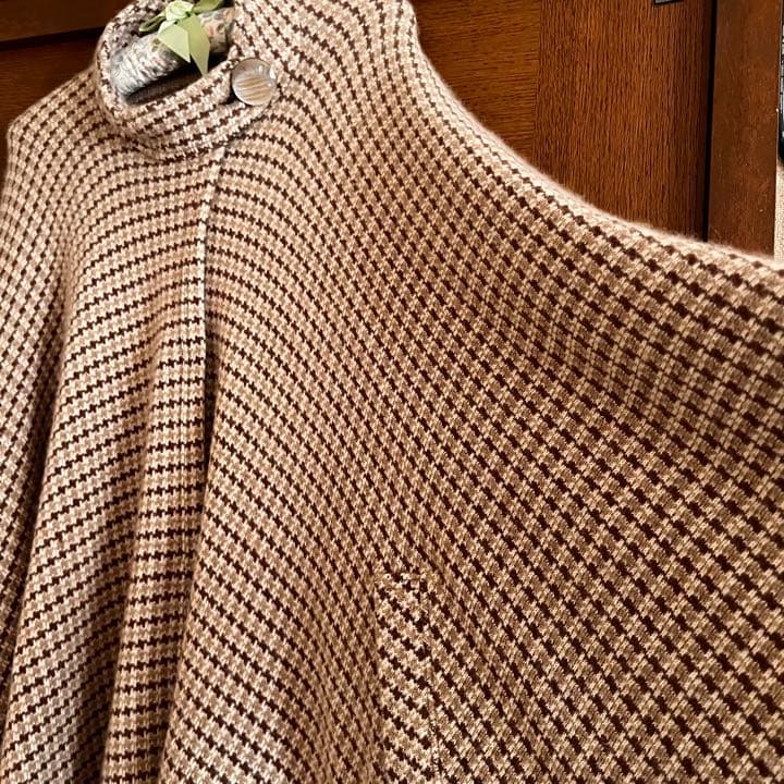 ポンチョケープコート