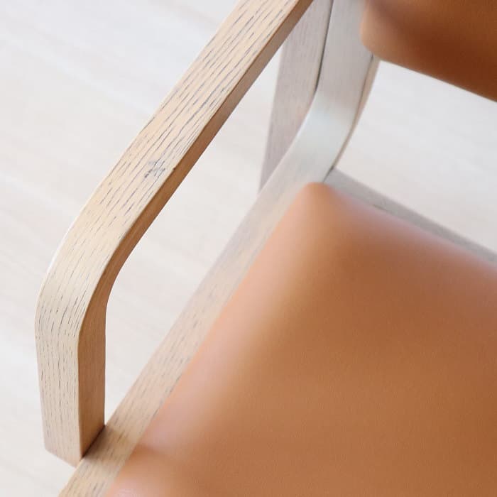 オールド Arflex アルフレックス NU アームチェア 木製