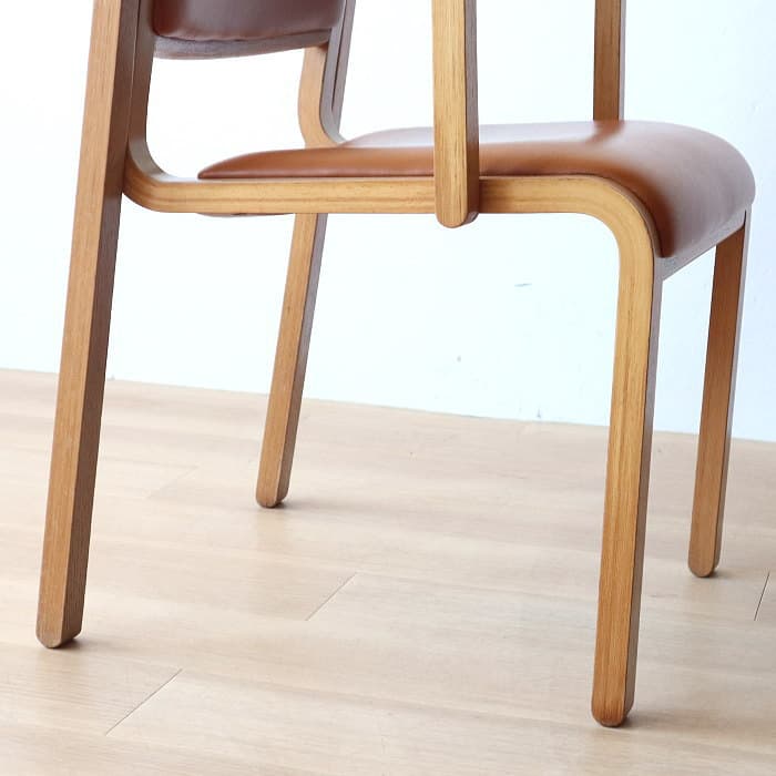 オールド Arflex アルフレックス NU アームチェア 木製