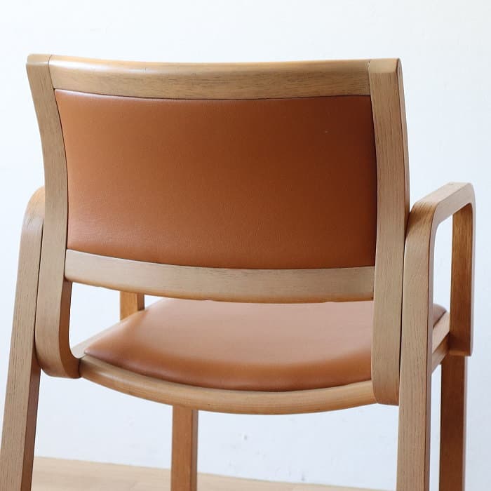 オールド Arflex アルフレックス NU アームチェア 木製