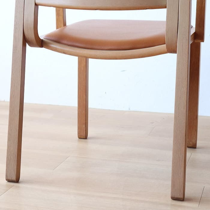 オールド Arflex アルフレックス NU アームチェア 木製