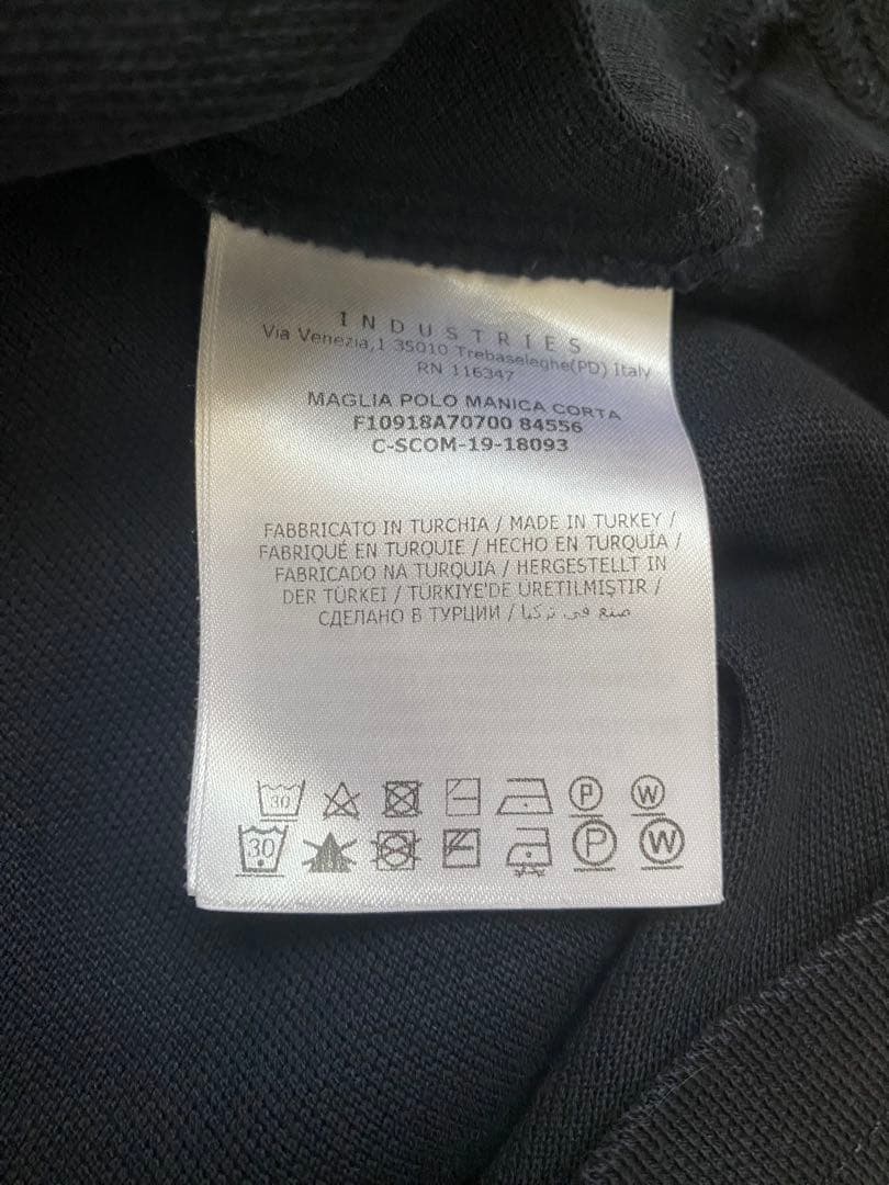 モンクレール　ポロシャツ　Mサイズ　ネイビー　国内正規品