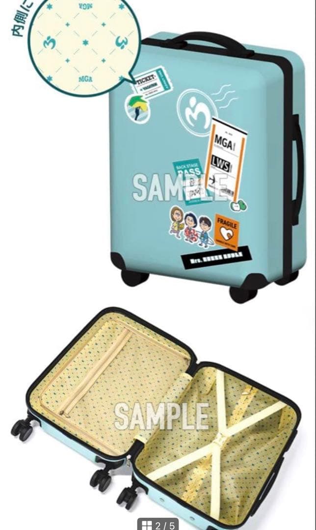 a*0様 Mrs. GREEN APPLE キャリーケース　ローソンキャンペーン