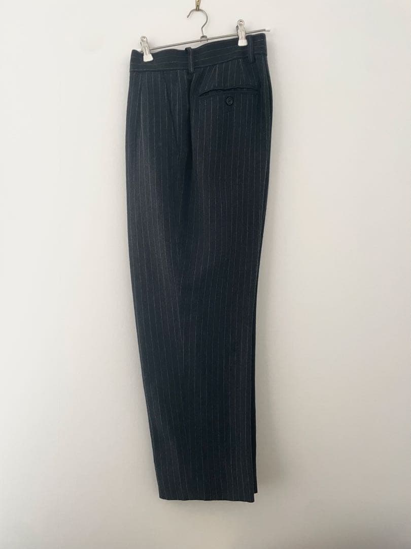 パンツ A.PRESSE 21aw Two tack Trousers Chacoal1