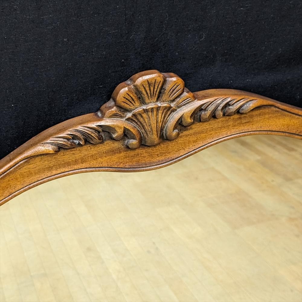 ドレクセル ヘリテイジ　Touraine　マホガニー　壁掛け　ウォールミラー