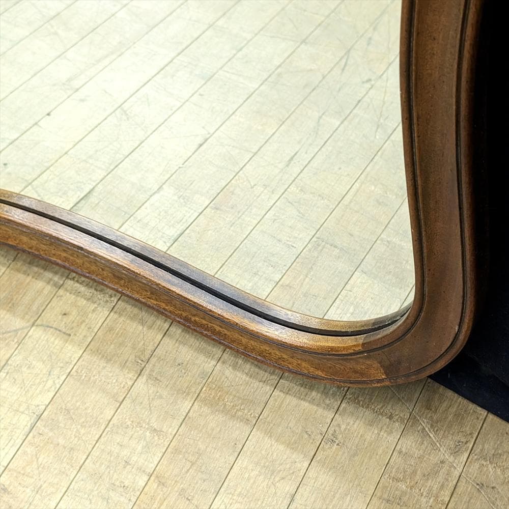 ドレクセル ヘリテイジ　Touraine　マホガニー　壁掛け　ウォールミラー