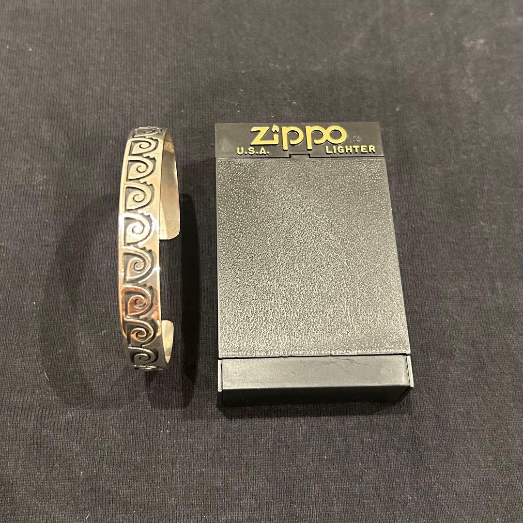 HOPI/ホピ族 Effie Tawahongva作 オーバーレイ バングル