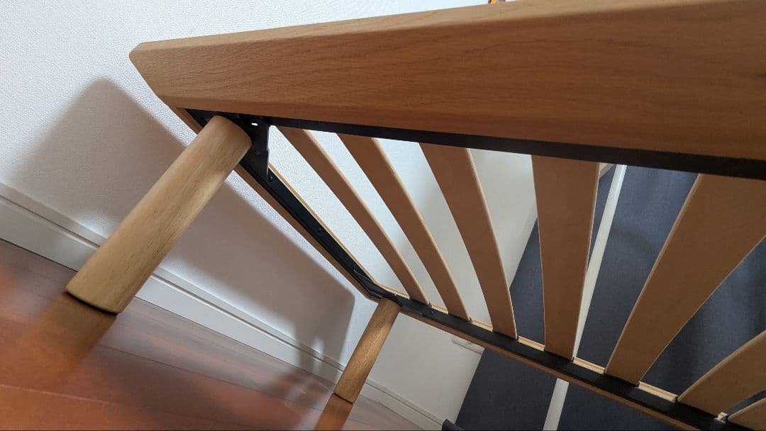 無印　ベッドフレーム　スモール　脚20センチ付き　【2台】