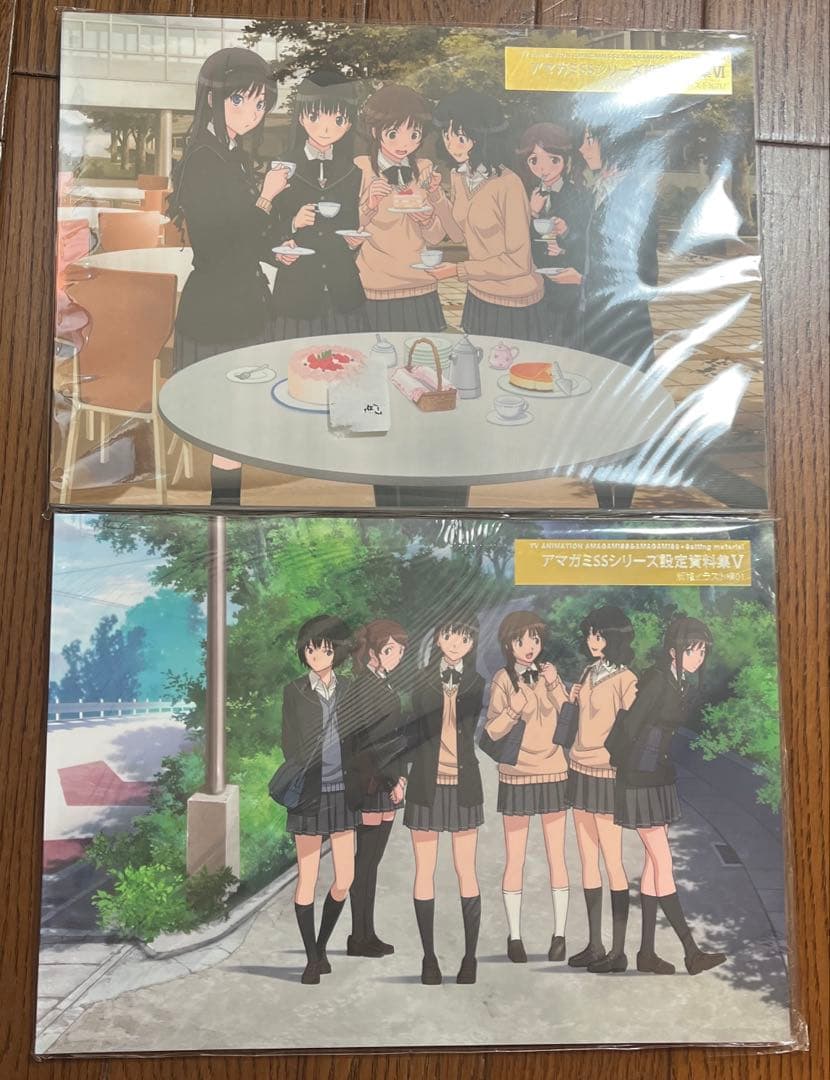 アマガミSSシリーズ設定資料集5 6 V VI 版権イラスト集01 02