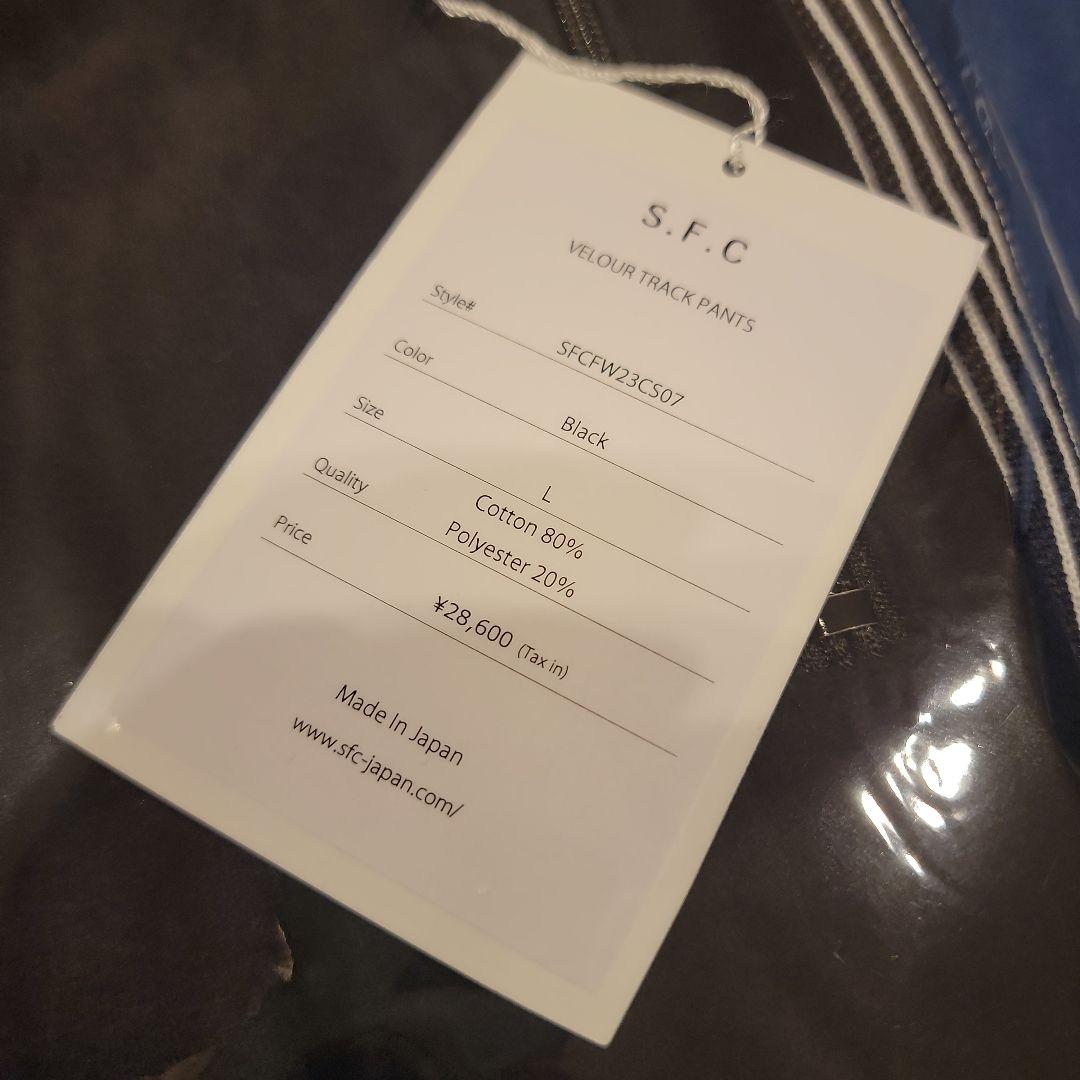 【新品】S.F.C 23FW VELOUR TRACK PANTS
