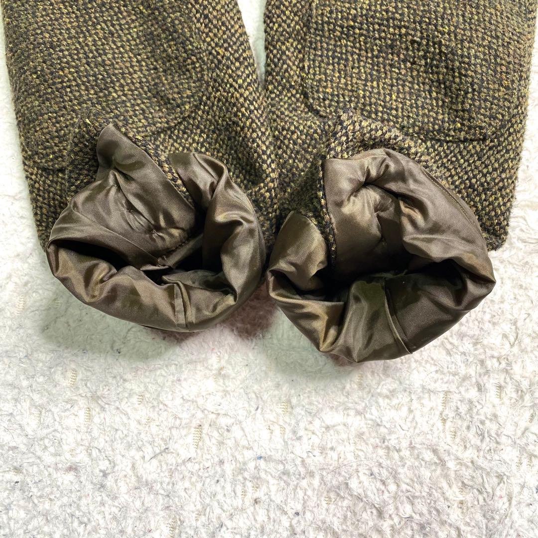 美品✨ハリスツイード テーラード 切り替え エルボーパッチ ツイード 別注