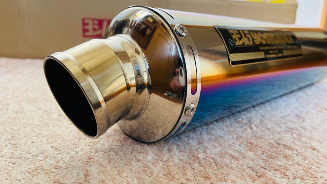 ヨシムラ チタンブルーマフラー CB400SF CB400SB NC42