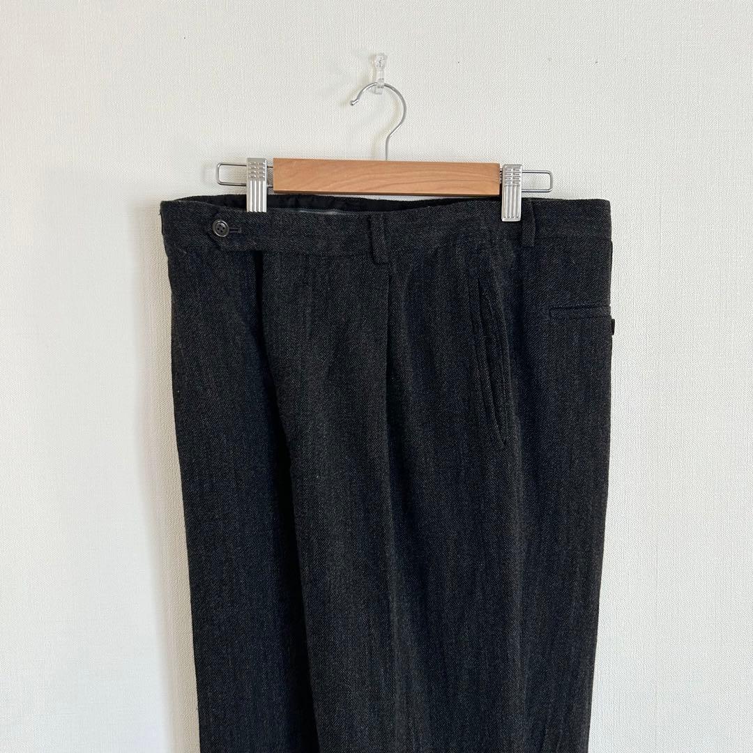 GIORGIO ARMANI COLLEZIONI ごま塩スラックス イタリア製