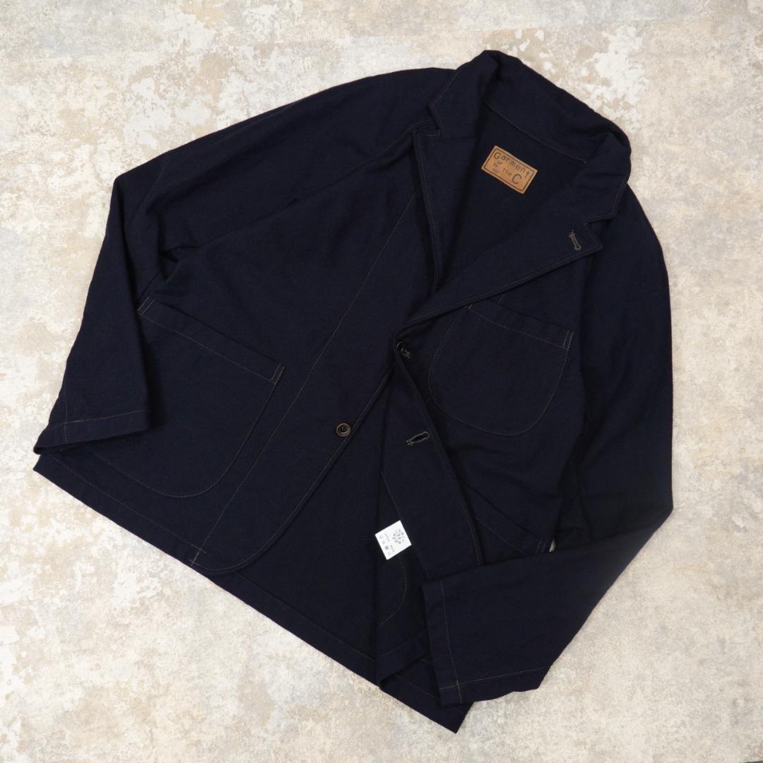 ガーメントオブバイフォーザシー ウール混テーラードジャケット 53 ネイビー