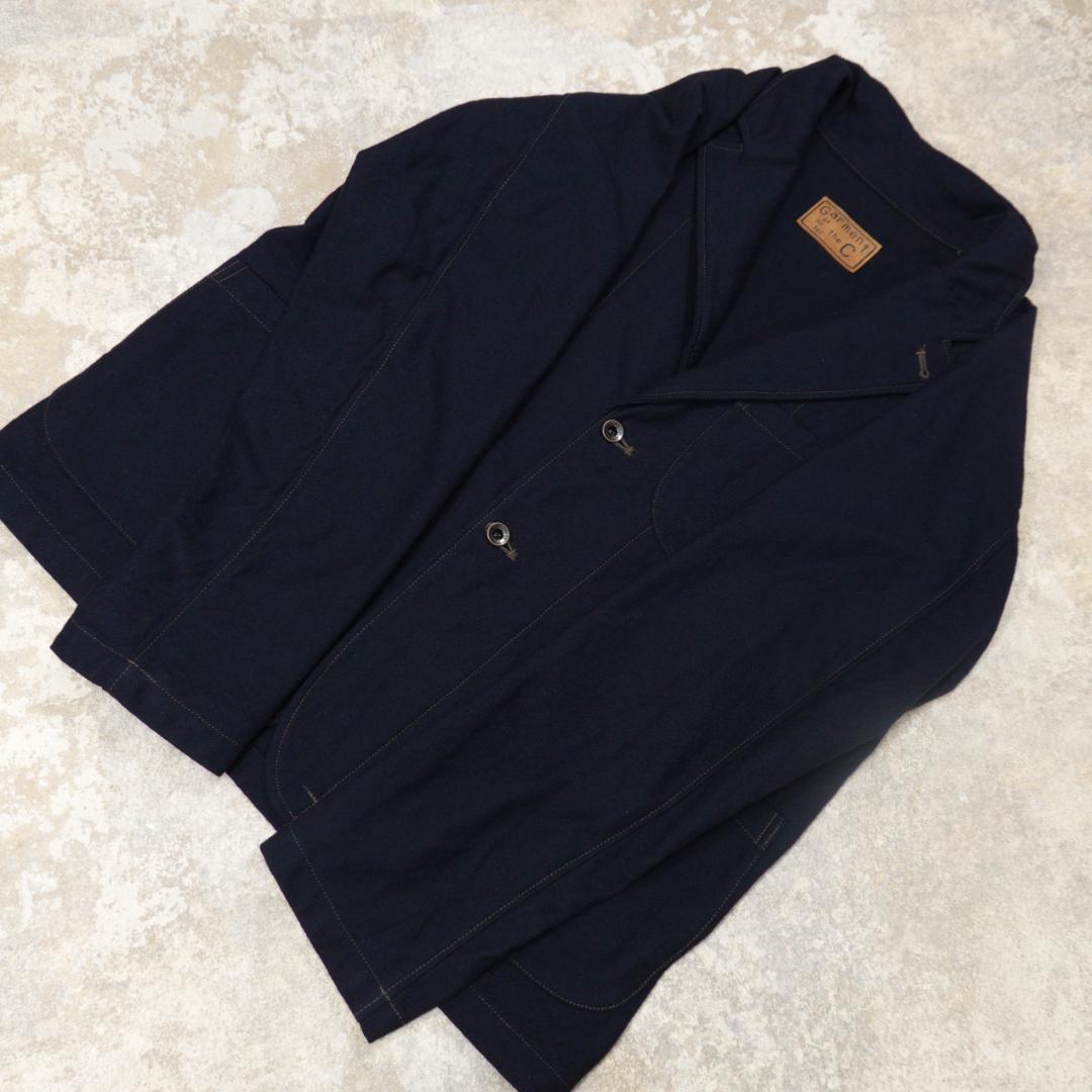 ガーメントオブバイフォーザシー ウール混テーラードジャケット 53 ネイビー