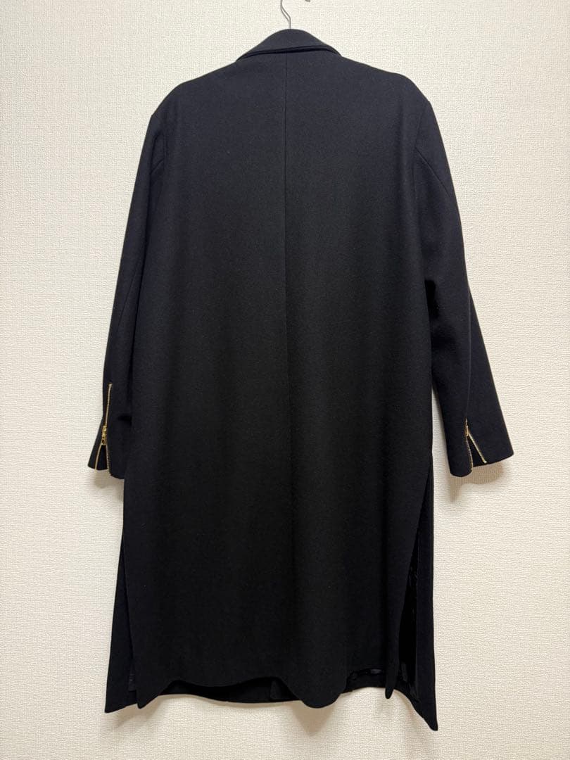 CULLNI 19AW チェスターコート　ライダース　ブラック　サイズ2 美品