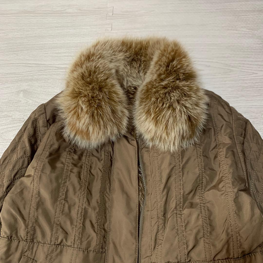 サガフォックス 美品 リアルファージャケット リバーシブル ベージュ 【M】