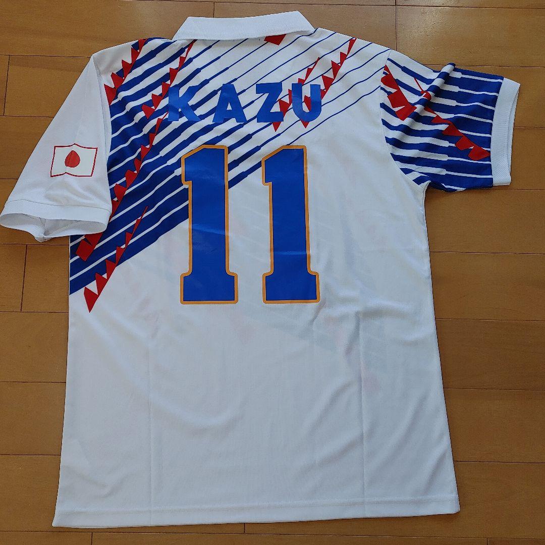 日本代表A　９４#11KAZU　半袖XＬサイズ白色