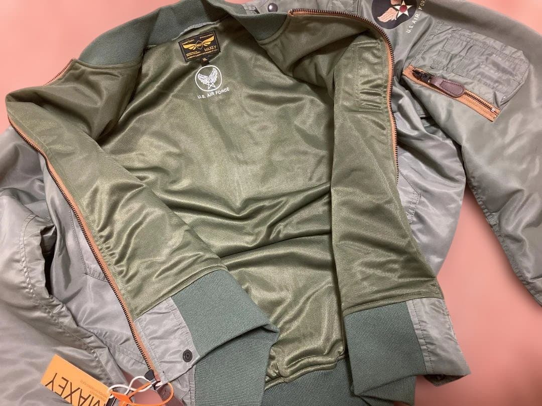 新品 1950's 初期型 L-2B USAFマーク セージ XL アメリカ空軍