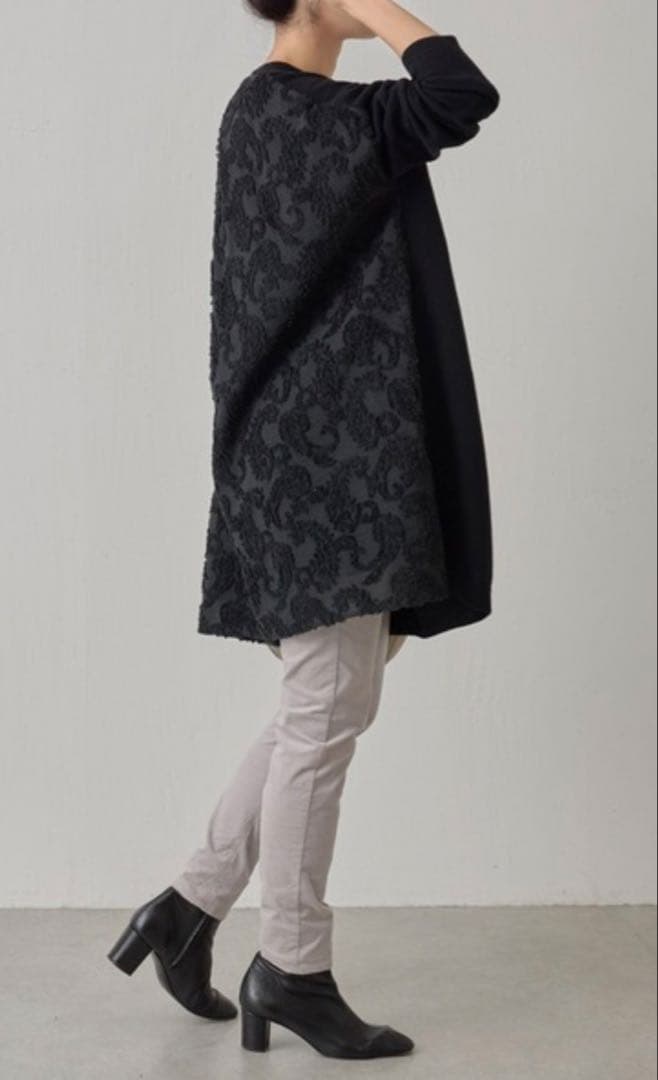 BEARDSLEY 後ろジャガードチュニック ガリャルダガランテ