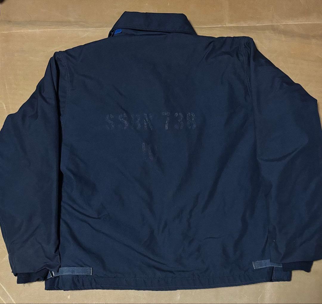 ステンシル入　米軍実物 90s アラミド　デッキジャケット　ビッグサイズ　a-2