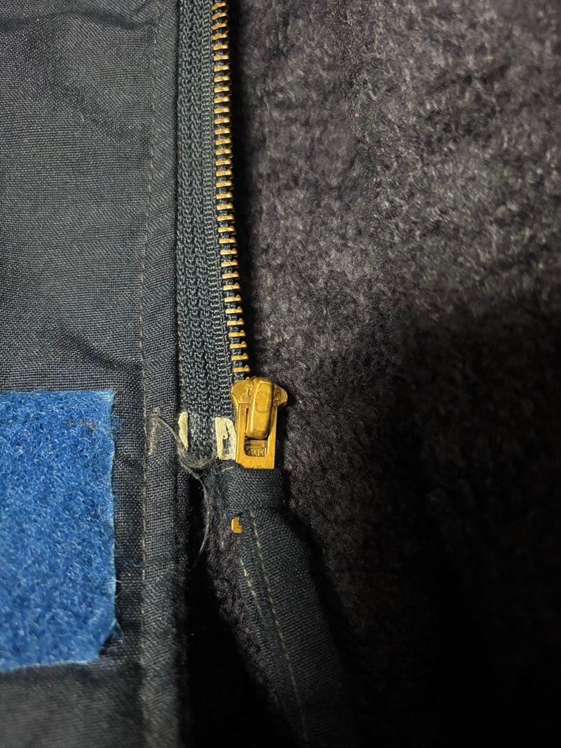 ステンシル入　米軍実物 90s アラミド　デッキジャケット　ビッグサイズ　a-2