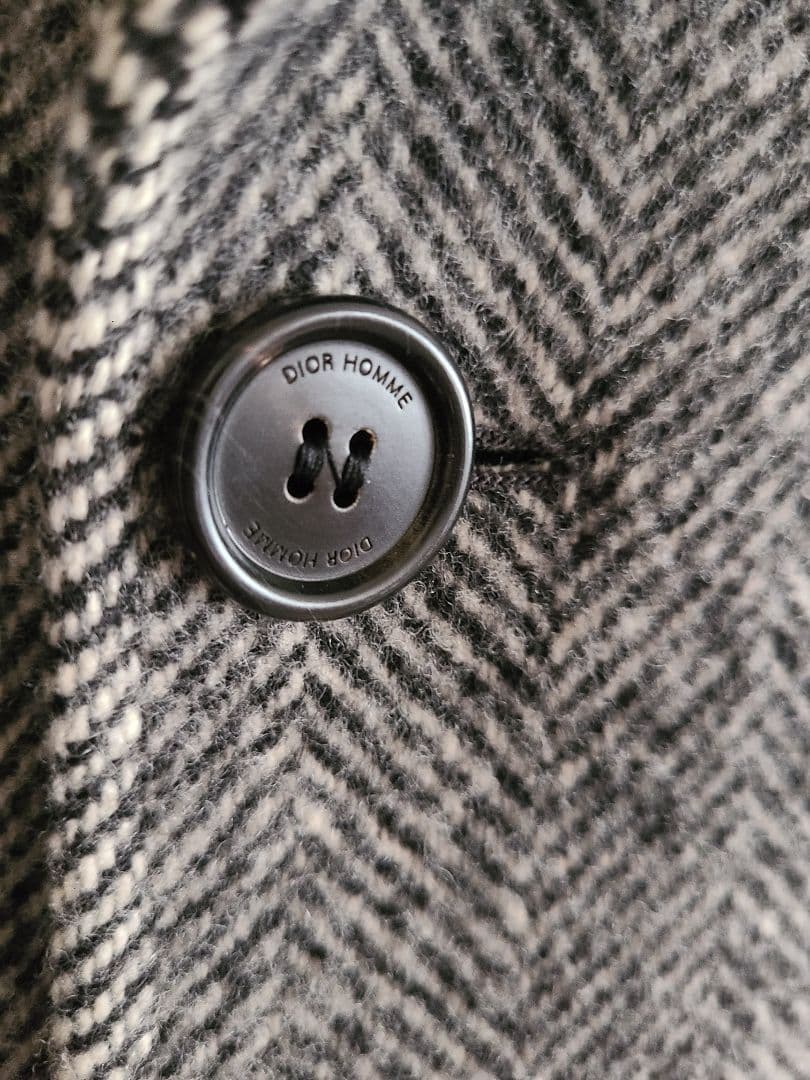 DIOR ディオール Pコート グレー size48