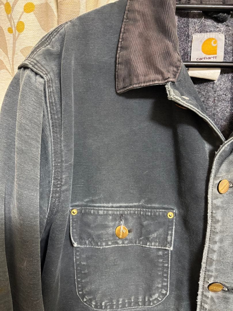 90's Carhartt ミシガンチョアコート ブラック　ovy好きな方へ