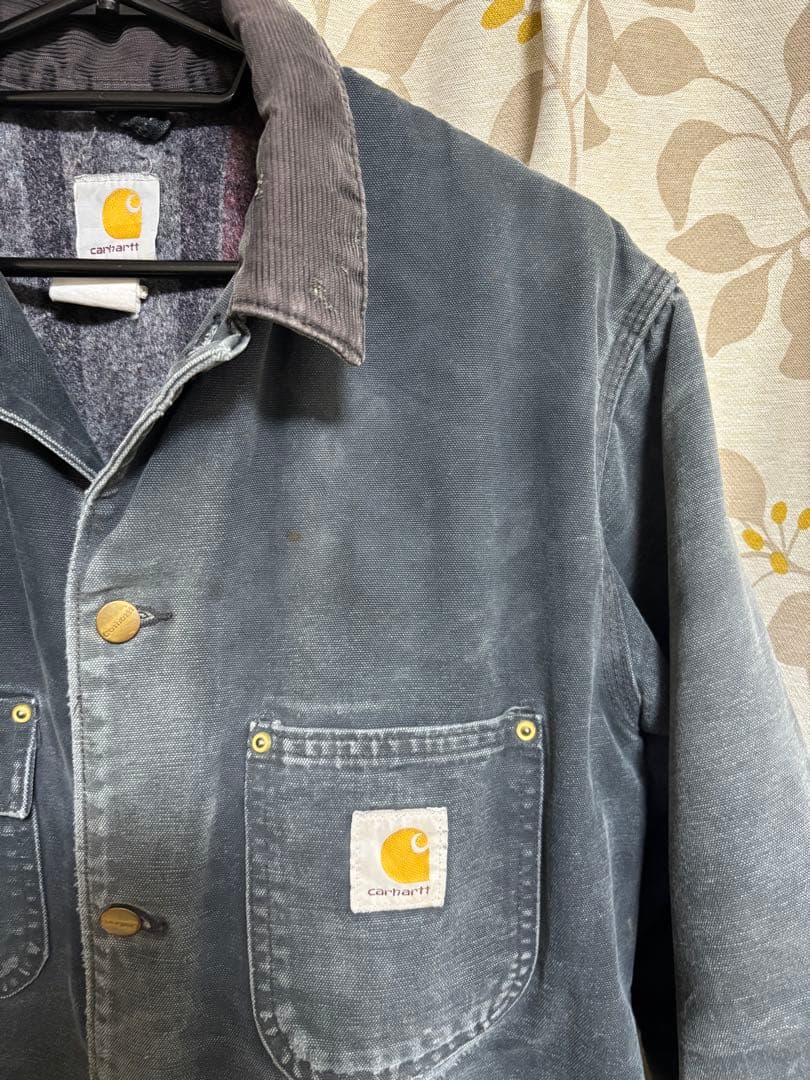 90's Carhartt ミシガンチョアコート ブラック　ovy好きな方へ