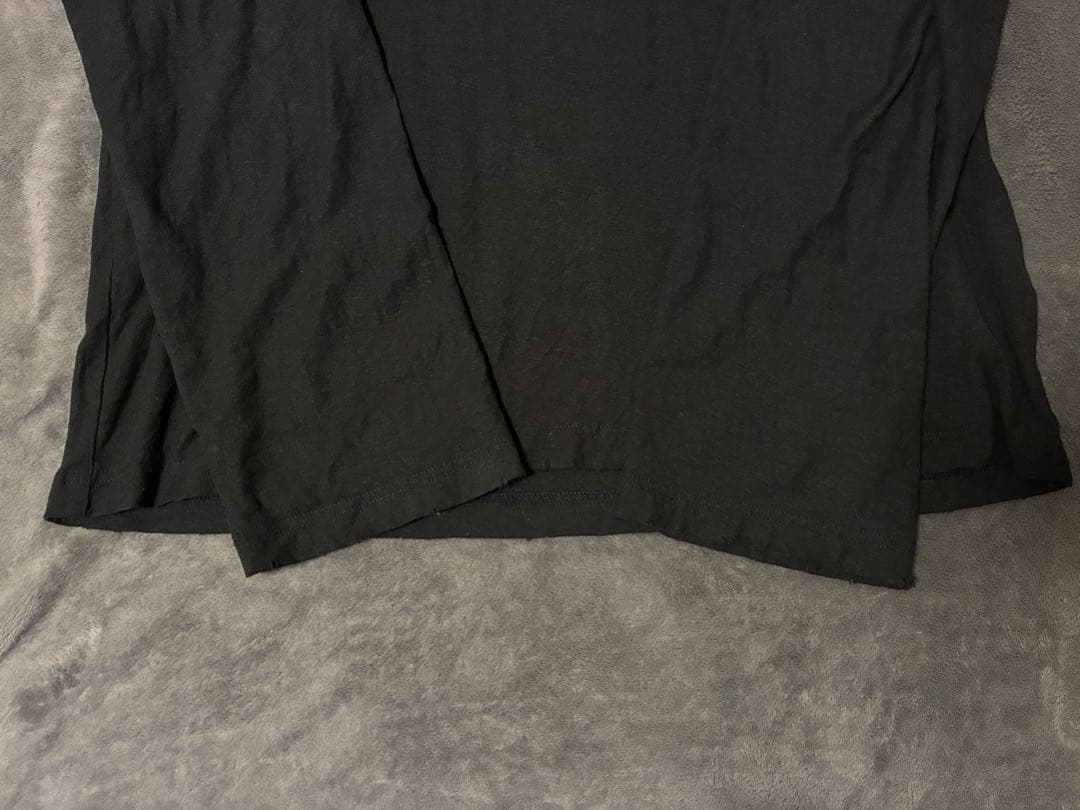 Acne Studios ロゴプリント　ロングスリーブTシャツ　ブラック　M