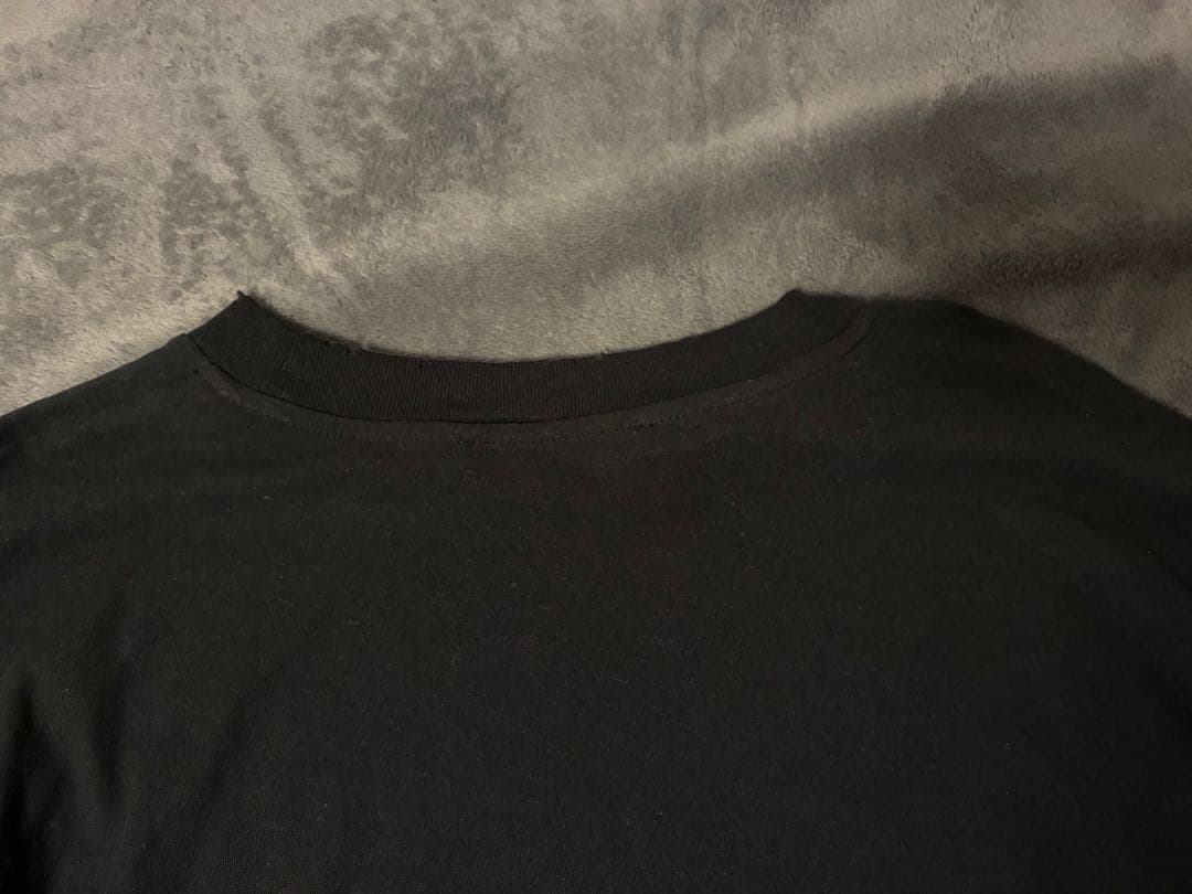 Acne Studios ロゴプリント　ロングスリーブTシャツ　ブラック　M