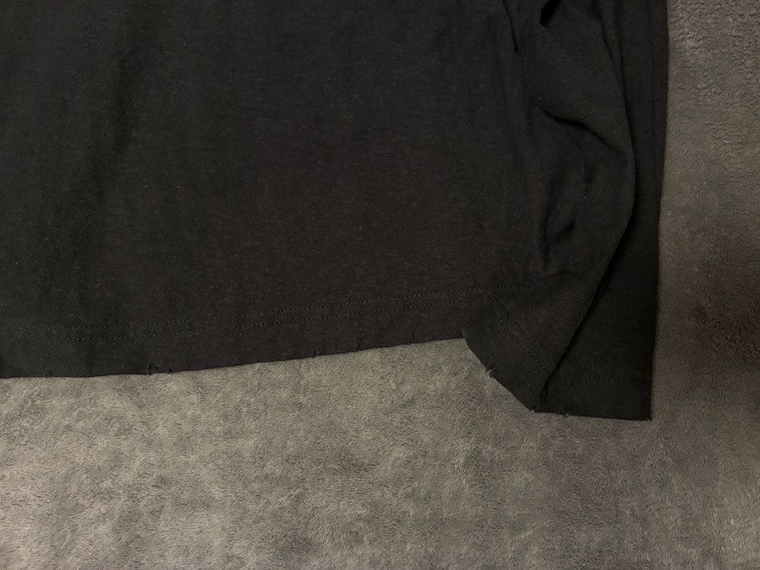 Acne Studios ロゴプリント　ロングスリーブTシャツ　ブラック　M