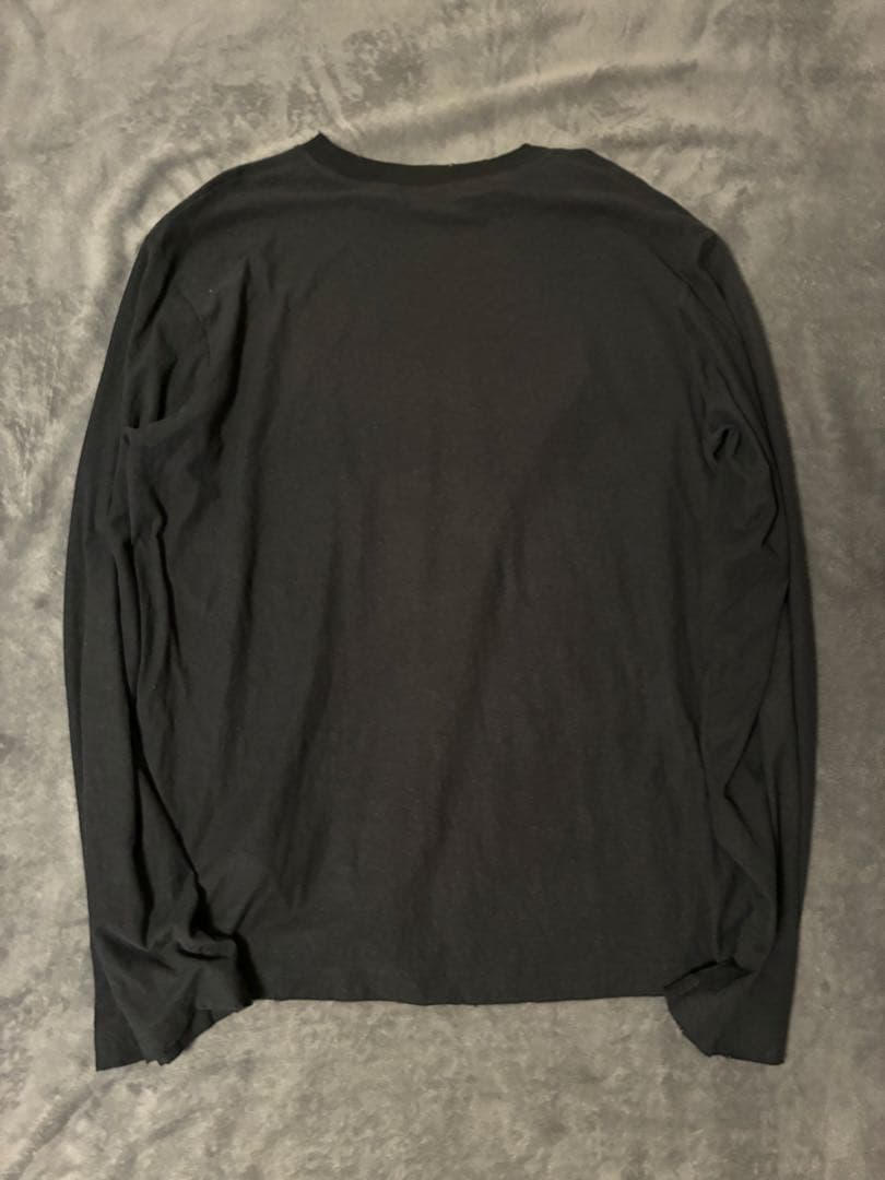 Acne Studios ロゴプリント　ロングスリーブTシャツ　ブラック　M